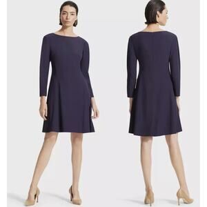 M.M.LaFleur Emeline Dress Purple Eggplant Size 6 Career Workwear New